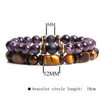 African Turquoise & Tiger’s Eye Bracelet – Naya-Tiger’s Eye & African Turquoise-State of Style