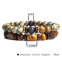 African Turquoise & Tiger’s Eye Bracelet – Naya-Tiger’s Eye & African Turquoise-State of Style