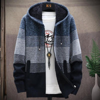 Aidan's Vest – Men's Chunky Knit Vest-Blue-XS-State of Style