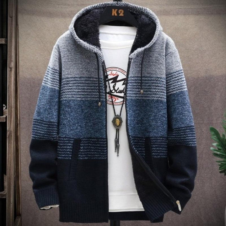 Aidan's Vest – Men's Chunky Knit Vest-Dark Blue-XS-State of Style