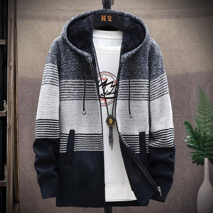 Aidan's Vest – Men's Chunky Knit Vest-Dark Grey-XS-State of Style