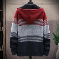 Aidan's Vest – Men's Chunky Knit Vest-Dark Red-XS-State of Style