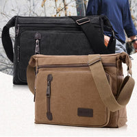 Retro Canvas Crossbody Messenger Bag – Orien