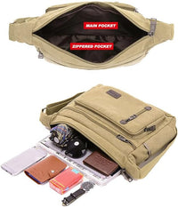 Retro Canvas Crossbody Messenger Bag – Orien