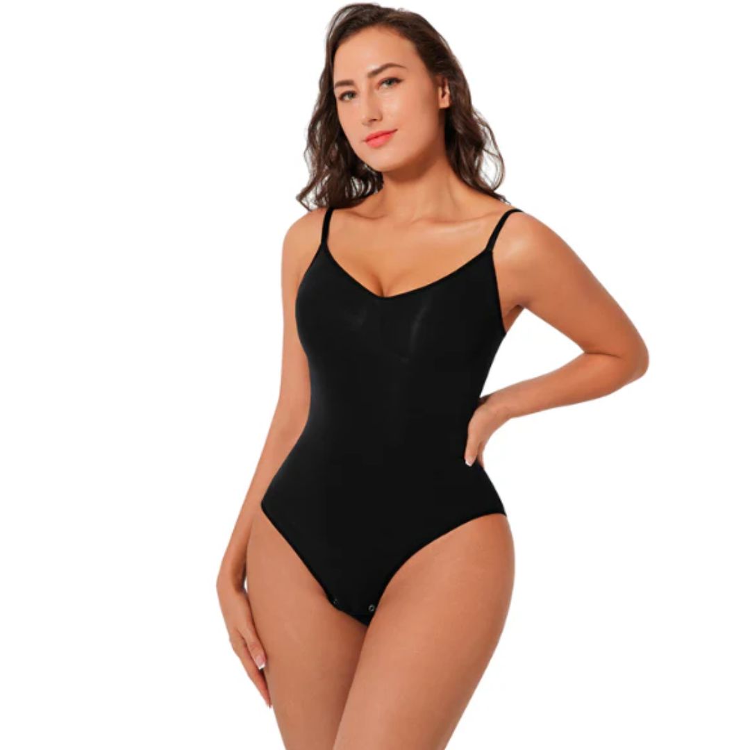 Aimee Sculpting BodySuit-Black-S-State of Style