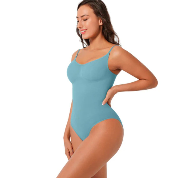 Aimee Sculpting BodySuit-Light Blue-S-State of Style