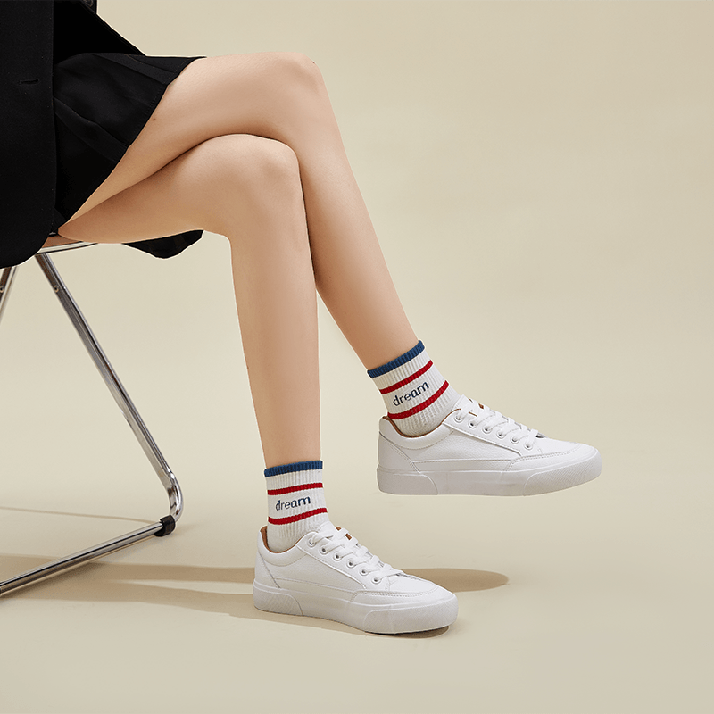 AimeeSneaks – Women's Sneakers-White Gold-6.5-State of Style
