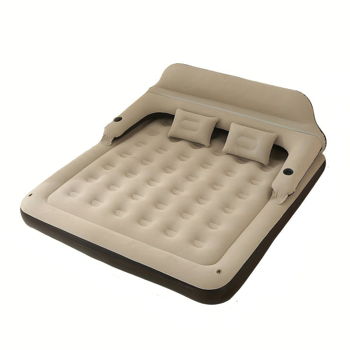 Air Mattress With Built-in Pump Backrest and Headboard - ComfortAir-Single (90 cm x 200 cm)-State of Style