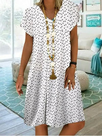 Airy Dress | Comfortable Women's Dress-White-S-State of Style