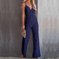 Airy & Fashionable Women's Ibiza Jumpsuit with High Waist – Amira-Dark blue-XS-State of Style