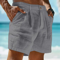 Airy linen summer shorts for men – Jonas-Gray-S-State of Style