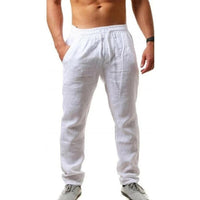 Airy Linen Trousers for Men - Noah-White-S-State of Style