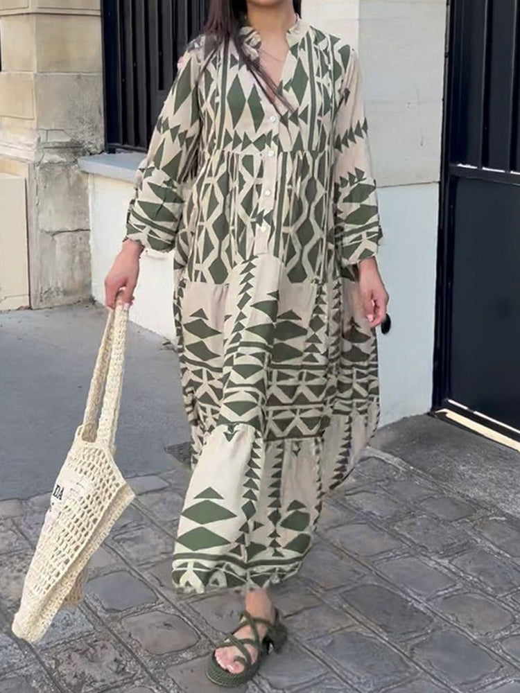 Airy maxi dress – Emilia-Green-S-State of Style