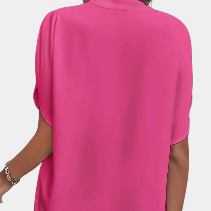 Airy summer blouse for women – Ella-Black-S-State of Style