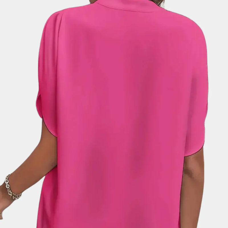 Airy summer blouse for women – Ella-Black-S-State of Style