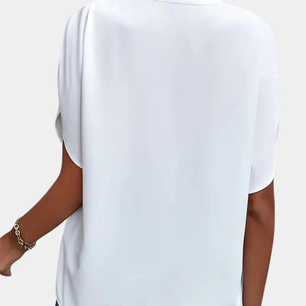 Airy summer blouse for women – Ella-Black-S-State of Style
