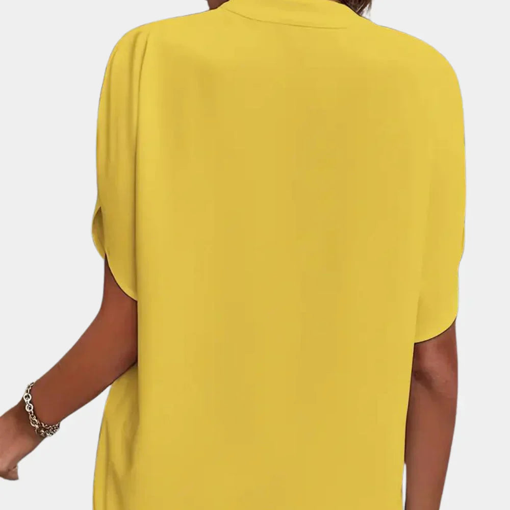 Airy summer blouse for women – Ella-Black-S-State of Style