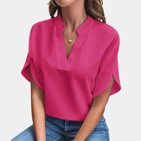 Airy summer blouse for women – Ella-Pink-S-State of Style