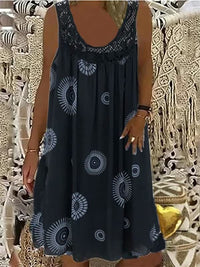 Airy Summer Dress-Black-S-State of Style