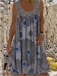 Airy Summer Dress-Grey-S-State of Style