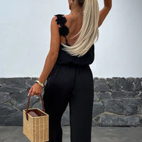 Airy summer jumpsuit with wide legs – Jasmin-Red-S-State of Style