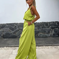 Airy summer jumpsuit with wide legs – Jasmin-Red-S-State of Style
