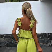 Airy summer jumpsuit with wide legs – Jasmin-Red-S-State of Style