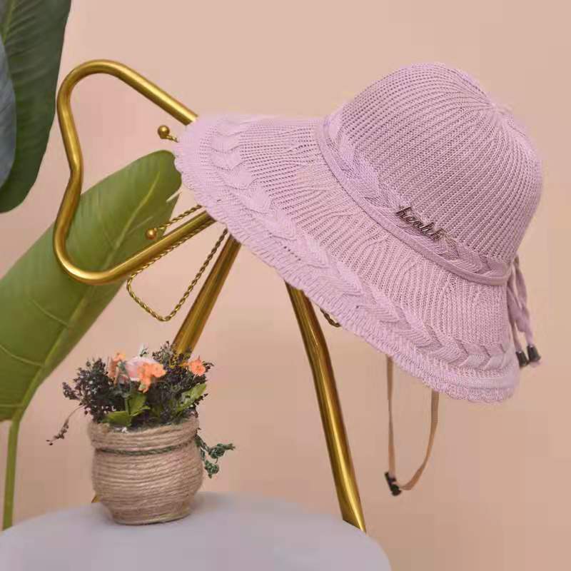 Airy women's beach hat for summer – Matilda-Pink-State of Style