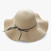 Airy women's beach hat with bow and UV protection - BreezeBow-Beige-56-58CM-State of Style