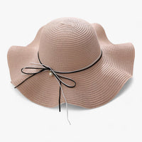 Airy women's beach hat with bow and UV protection - BreezeBow-Pink-56-58CM-State of Style