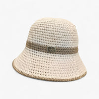 Airy women's summer hat with a wide brim – BreezeShade Isla-Beige-State of Style
