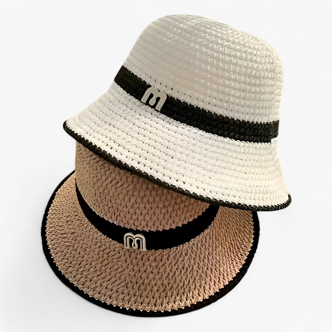 Airy women's summer hat with a wide brim – BreezeShade Isla-Khaki-State of Style