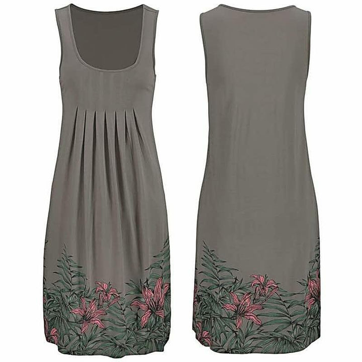 AiryDress Lightweight and Comfy Dress-Grey-S-State of Style