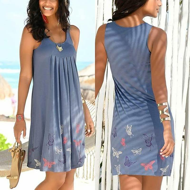 AiryDress Lightweight and Comfy Dress-Light Purple-S-State of Style