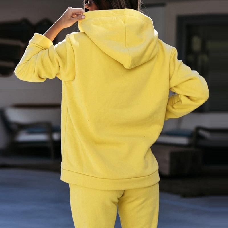 AishasSuit – Women's Tracksuit-Yellow-S-State of Style