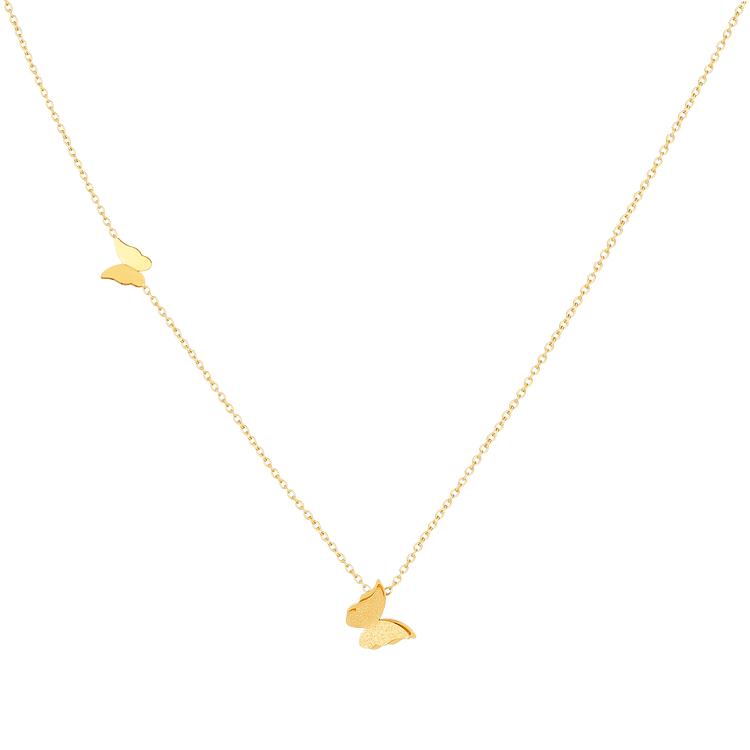 Alara Spring Butterfly Necklace-Gold-State of Style