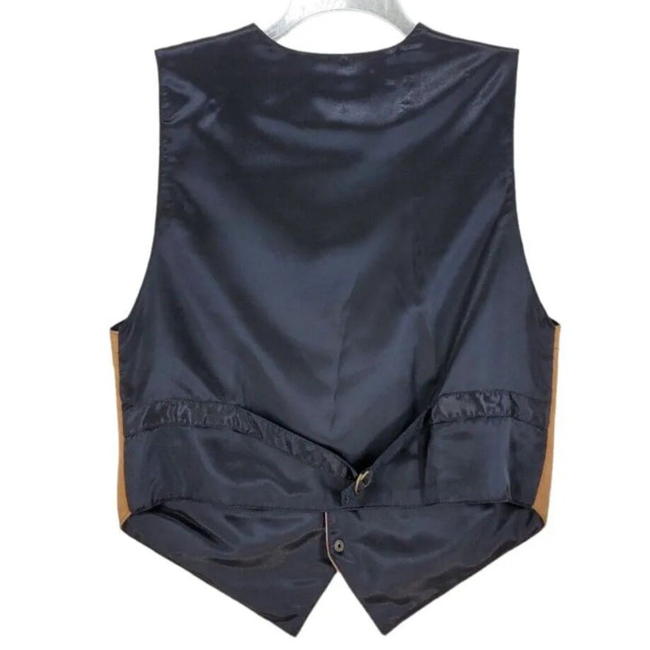 Alberto Traditional Vest – Rustic Suede Waistcoat with Classic Fit-Black-S-State of Style