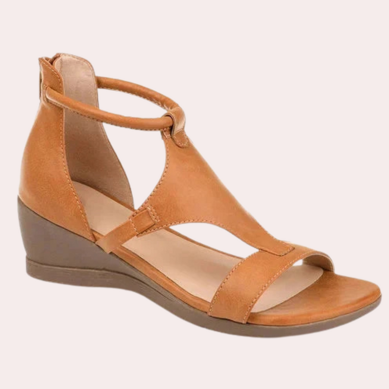 Aldys - Elegant Summer Sandals for Women-Brown-3.5-State of Style