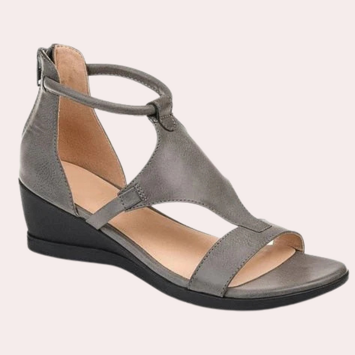 Aldys - Elegant Summer Sandals for Women-Grey-3.5-State of Style