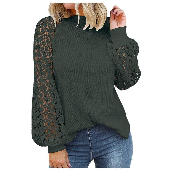 AlexasShirt I Loose sweater for women-Army Green-S-State of Style