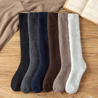 Alexis Traditional Socks – 3-Pack Warm Wool Knee-High Retro Socks-Random Colour-State of Style