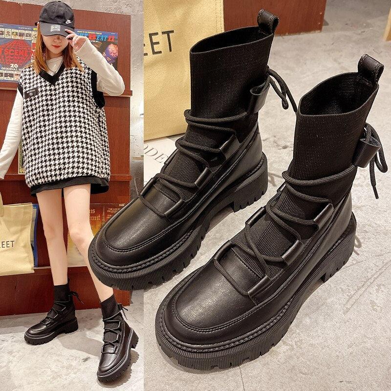 AlexsBoots – Women's Winter Boots-Black-6.5-State of Style