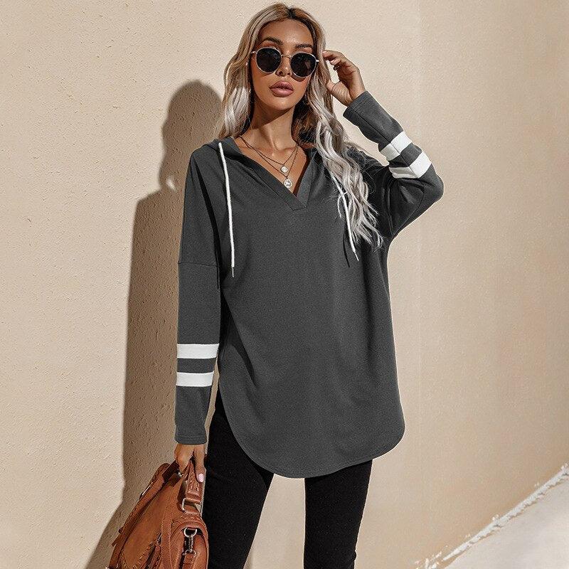 AlfieHoodie – Oversized Hoodie for Women-Grey-S-State of Style