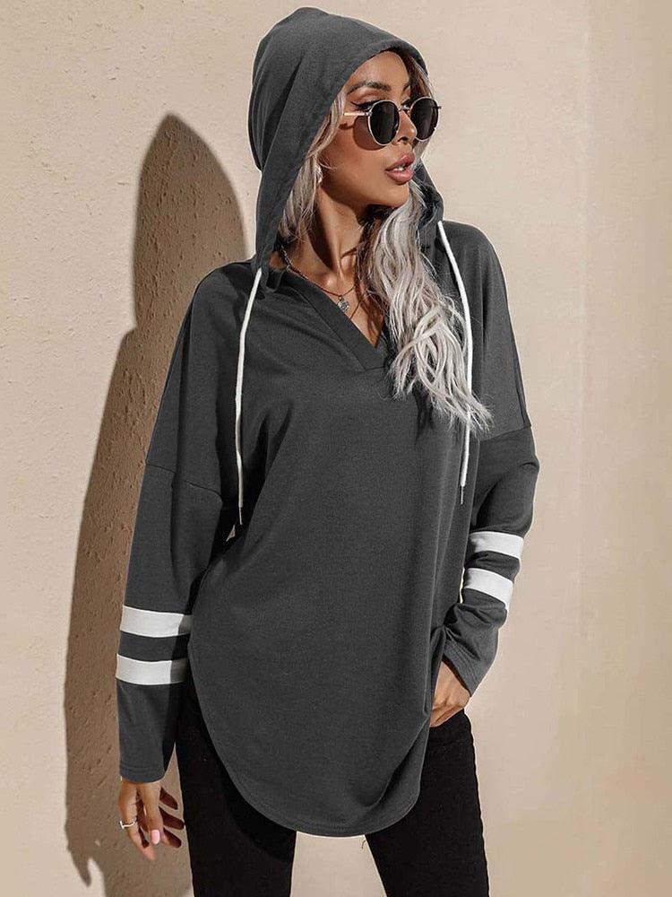 AlfieHoodie – Oversized Hoodie for Women-Grey-S-State of Style