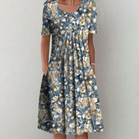 Alicia Dress | Summer Vibes & Stylish-Blue Yellow-S-State of Style