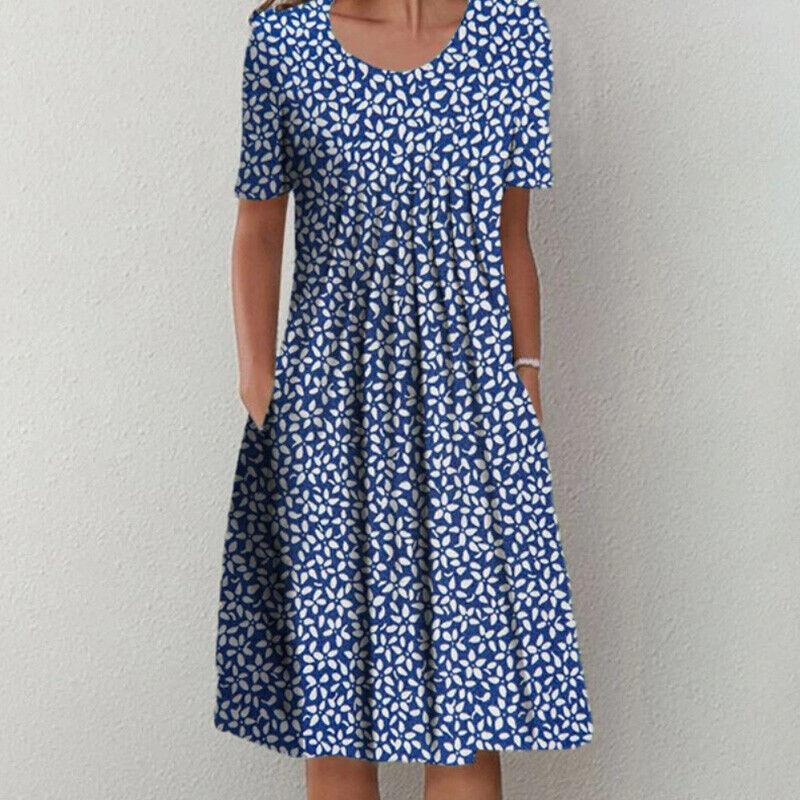 Alicia Dress | Summer Vibes & Stylish-Light Blue-S-State of Style