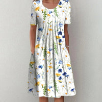 Alicia Dress | Summer Vibes & Stylish-White Yellow-S-State of Style