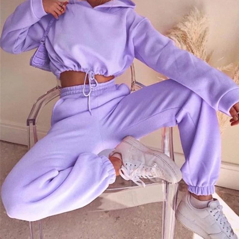 AlinasSuit – 2-Piece Tracksuit for Women-Purple-S-State of Style