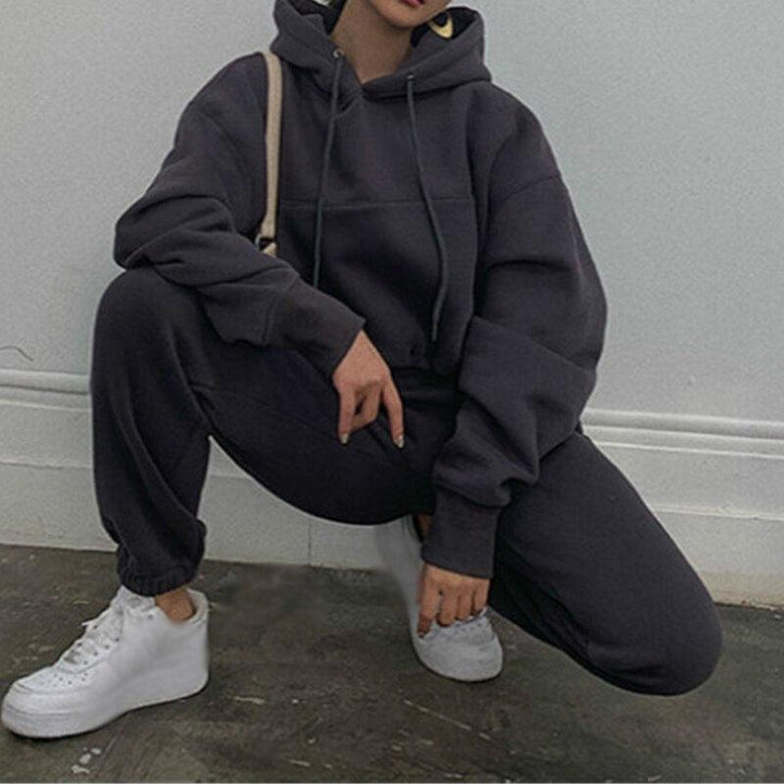 AlinasSuit – 2-Piece Tracksuit for Women-White-S-State of Style
