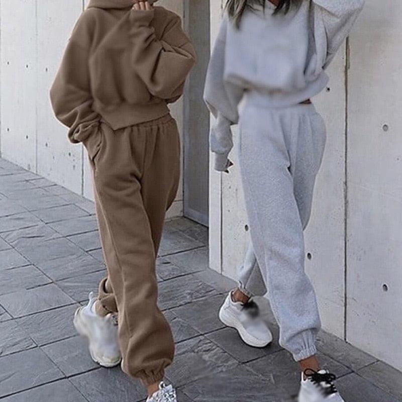 AlinasSuit – 2-Piece Tracksuit for Women-White-S-State of Style